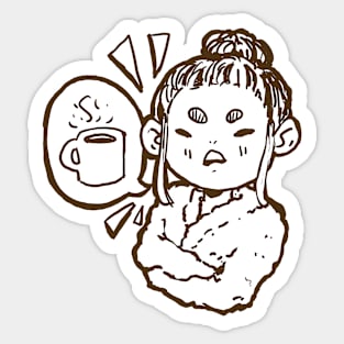 Coffee Please! Sticker